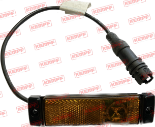 96317 Kempf Seitenmarkierungsleuchte, LED, Leitung 300mm, mit Rückstrahler